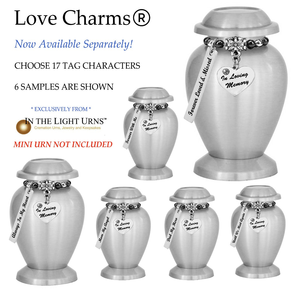 In Loving Memory - Love Charms® For Mini Urns