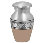Leather Circle of Hearts Keepsake Urn - Love Charms® - Engraving Option