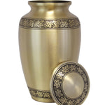 Leaves Of Peace Brass Urn