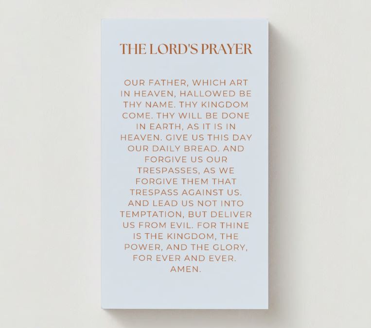 Lord's Prayer Photo Memorial Cards - Funeral  Cards - Celebration of Life Cards