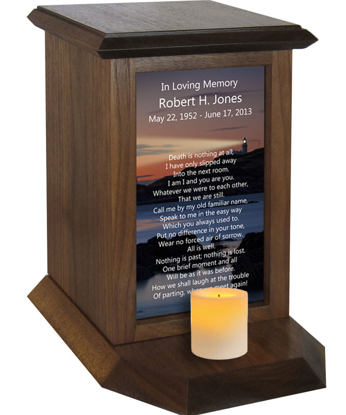 Lighthouse Poem Urn