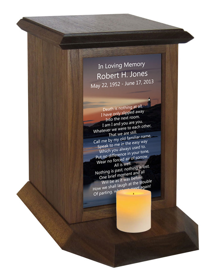 Lighthouse Poem Urn