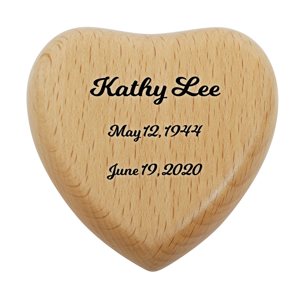 Heart Cherry Craftsmen Keepsake Urn