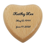 Heart Cherry Craftsmen Keepsake Urn