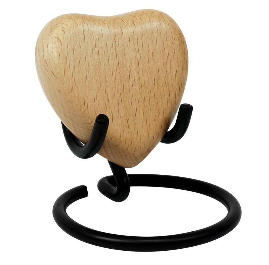 Heart Cherry Keepsake Cremation Urn
