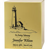 Lighthouse At The Sea Braille Urn