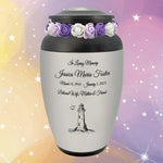 Lighthouse Pewter Adult Cremation Urn - Tribute Wreath® - Pro Personalization - Burial Vault Option