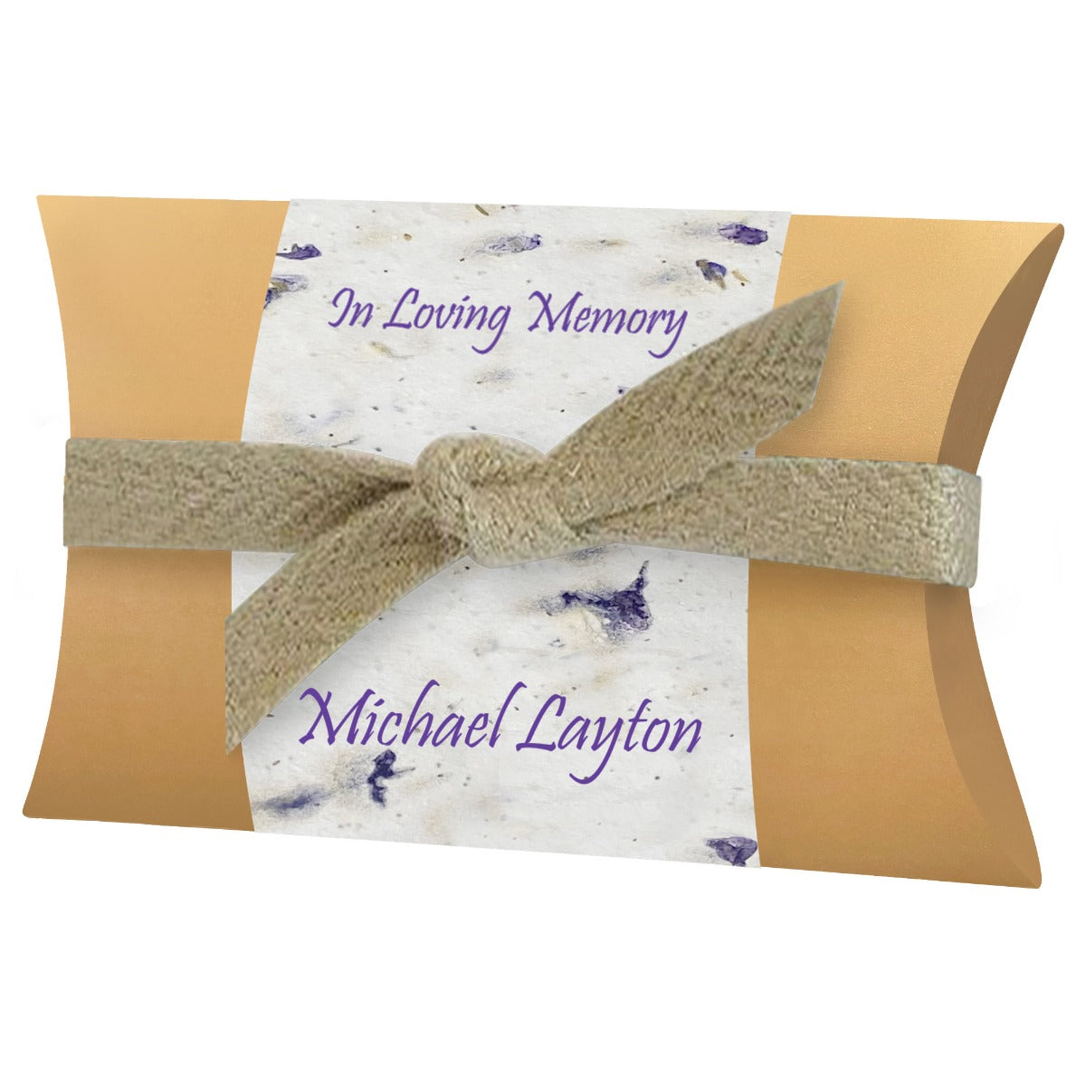 Lilac Peaceful Pillow® Water Burial Cremation Urn - Biodegradable  Burial At Sea Urn - Wide River Urn