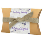 Sand Dollar Starfish Lilac Peaceful Pillow® Water Burial Cremation Urn - Biodegradable  Burial At Sea Urn