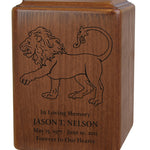 Lion Family Crest Urn