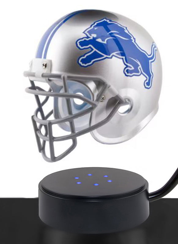 Football Adult or Medium Cremation Urn & Detroit Lions Hover Helmet Décor - Free Engraving