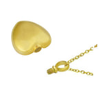 Little Charmer Gold Heart Ash Pendant Urn