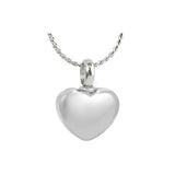Little Charmer Silver Heart Ash Pendant Urn  Love Charms Option