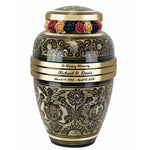 Living Garden Gold Adult Cremation Urn - Tribute Wreath® - Pro Diamond Engraving