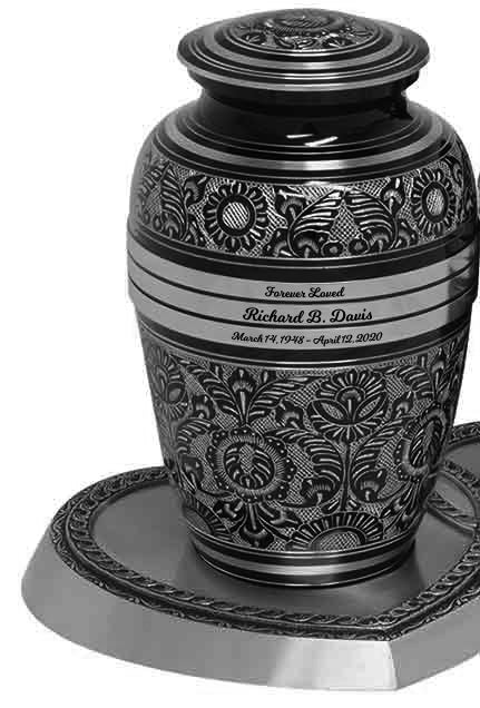 Living Garden Companion Urns Heart Base Urns for Mom And Dad