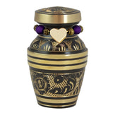 Living Garden Keepsake Urn - Ring of Charms Option