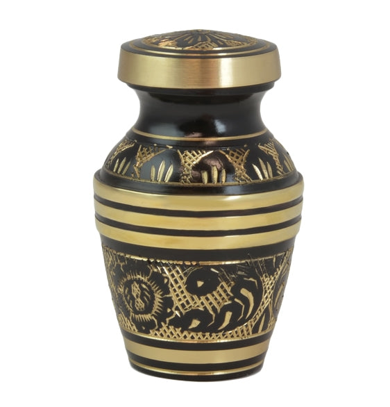 Living Garden Keepsake Urn - Ring of Charms Option