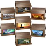 Log Cabin Urns Country Life Style, Animals, Fishing & Cowboys Wood Adult Cremation Urn 