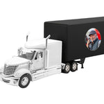 Trailer Cremation Urn & International LoneStar White Truck Décor