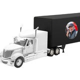 Trailer Cremation Urn & International LoneStar White Truck Décor