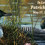 Loon Pair Keychain Urn by Abraham Hunter