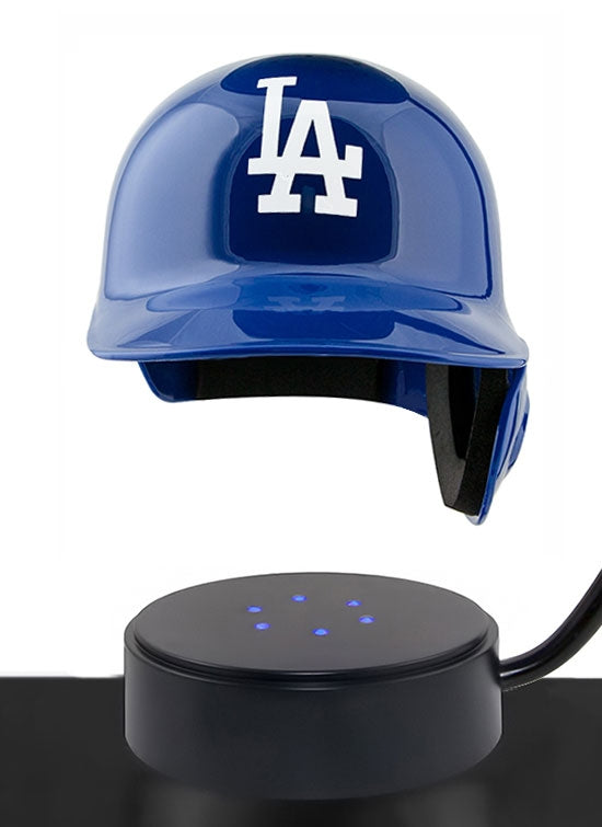 Baseball Cremation Urn & Los Angles Dodgers Hover Helmet Décor