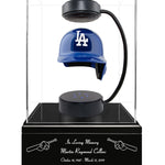 Baseball Cremation Urn & Los Angles Dodgers Hover Helmet Décor