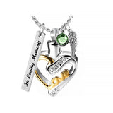 Love Heart Jewelry Urn - Love Charms™ Option