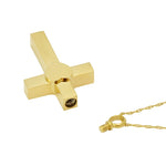 Gold Lots of Love Cross Pendant Urn