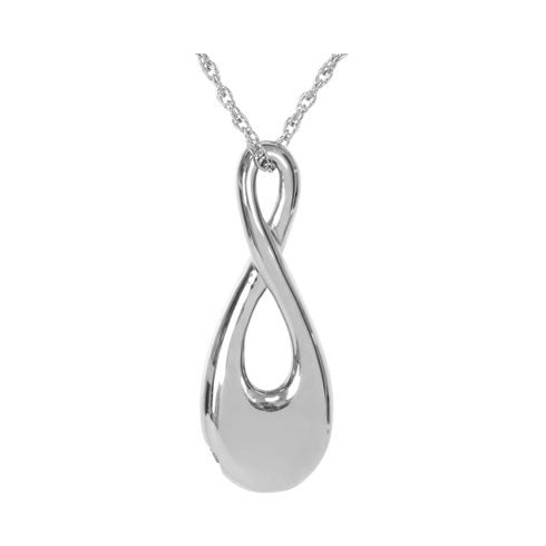 Love Intertwine Pendant Keepsake Urn - Love Charms Option