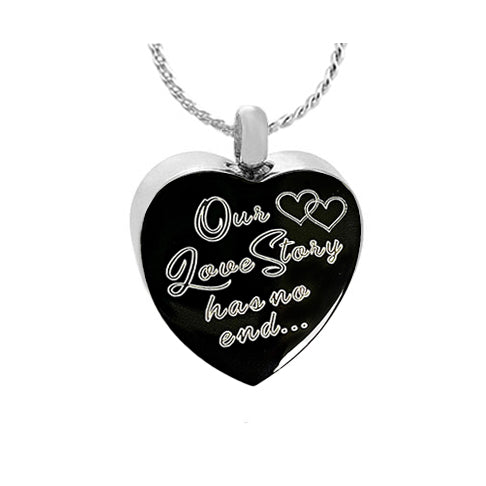 Our Love Story Has No End Jewelry Urn - Love Charms™ Option