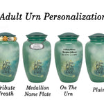 Free Cremation Adult Urn - Shipping Fee Required - Choose Urn Engraving - Burial Vault Option 