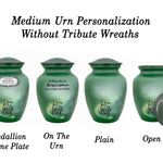 I Love You To The Moon And Back Medium or Adult Cremation Urn - Tribute Wreath™ - Pro Personalization - Burial Vault Option