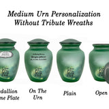 I Love You To The Moon And Back Medium or Adult Cremation Urn - Tribute Wreath™ - Pro Personalization - Burial Vault Option