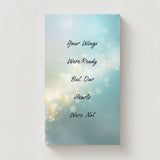 I Love You To The Moon And Back - Your Wings Were Ready Memorial Cards - Funeral  Cards - Celebration of Life Cards