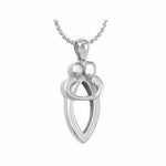 Eternal Embrace Stainless Pendant Urn - Love Charms Option