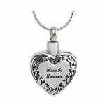 Love Is Forever Heart Pendant Urn - Love Charms™ Option