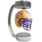 Football Adult or Medium Cremation Urn & LSU Tigers Hover Helmet Décor - Free Engraving