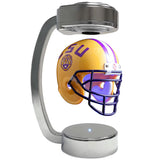 Football Adult or Medium Cremation Urn & LSU Tigers Hover Helmet Décor - Free Engraving