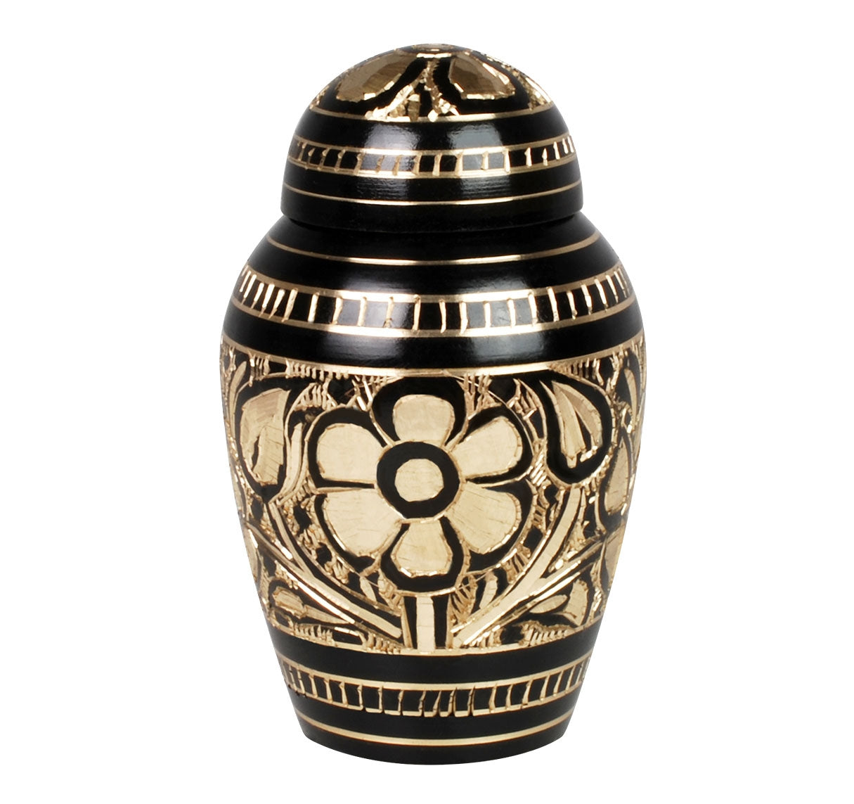 Luster Gold Flower Bouquet Keepsake Urn