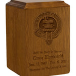 MacDonald Family Badge Urn