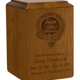 MacDonald Family Badge Urn