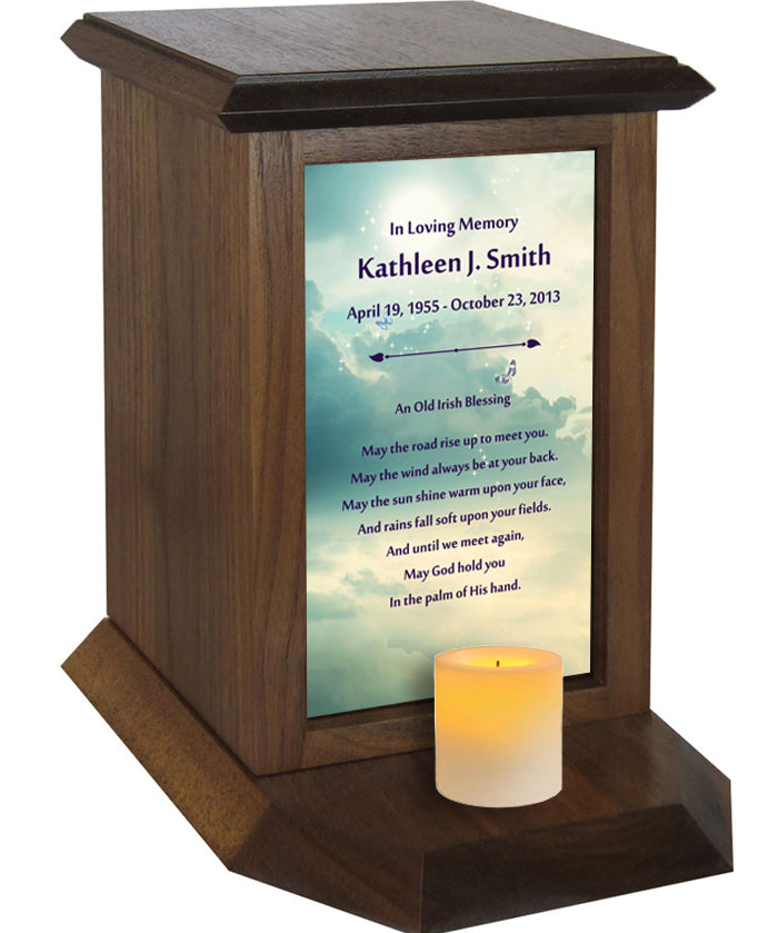 Irish Blessing Poem Urn