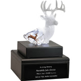 Majestic Spirit Deer Lucite Art Cremation Urn