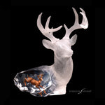 Majestic Spirit Deer Lucite Art Cremation Urn