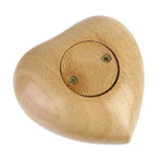Light Wood Heart Keepsake Urn
