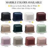 United States Air Force Cultured Marble Niche Cremation Urn - 12 Color Choices - Vault Option