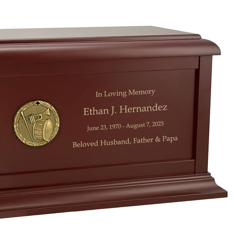 Band & Music Birch Cremation Urn