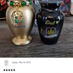 Until We Meet Again Marijuana Mini Urn - Love Charms® Option
