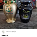 Until We Meet Again Marijuana Mini Urn - Love Charms® Option